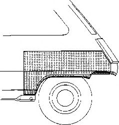 VAN WEZEL 4342146 -  Боковина